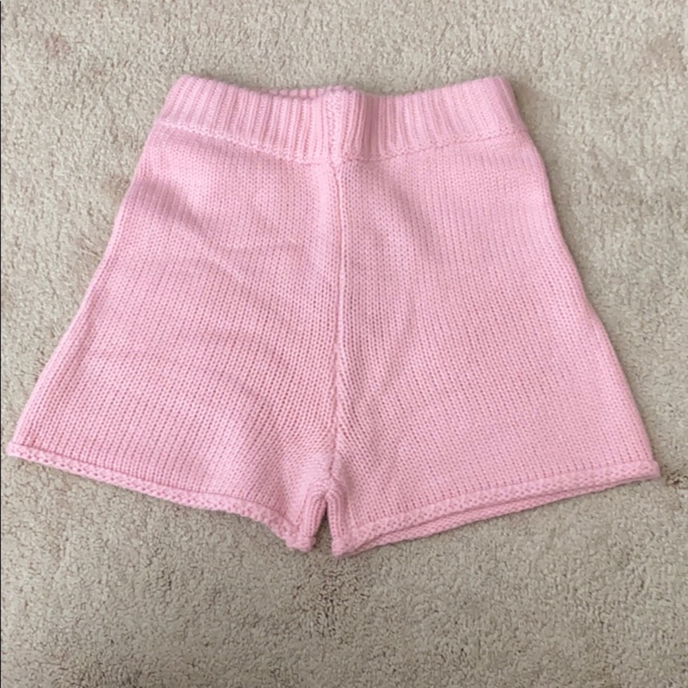 Beginning Boutique Cableknit Shorts